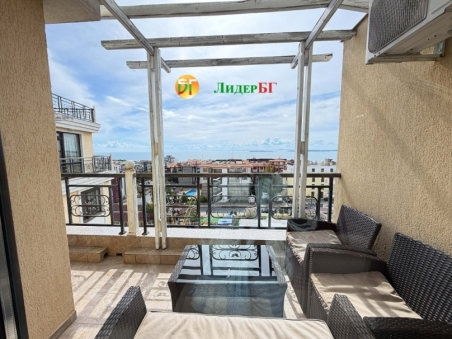 One-Bedroom Apartment with Sea View in Raduga 2