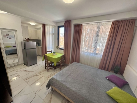 Studio apartment in a residential building with no maintenance fee, Cherno More